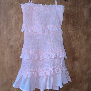 Pink Ruffle Dress! Australia size 12 so more like a us medium-large